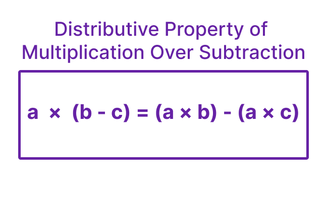 Distributive Property of Multiplication over Subtraction