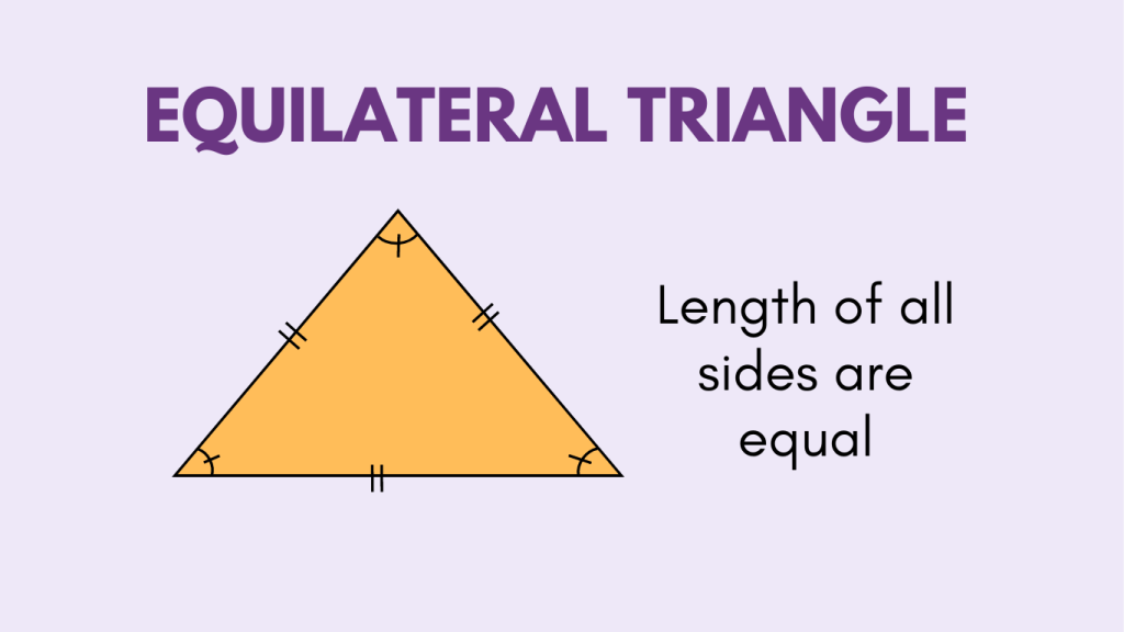 Types of Triangle - Equilateral Triangle