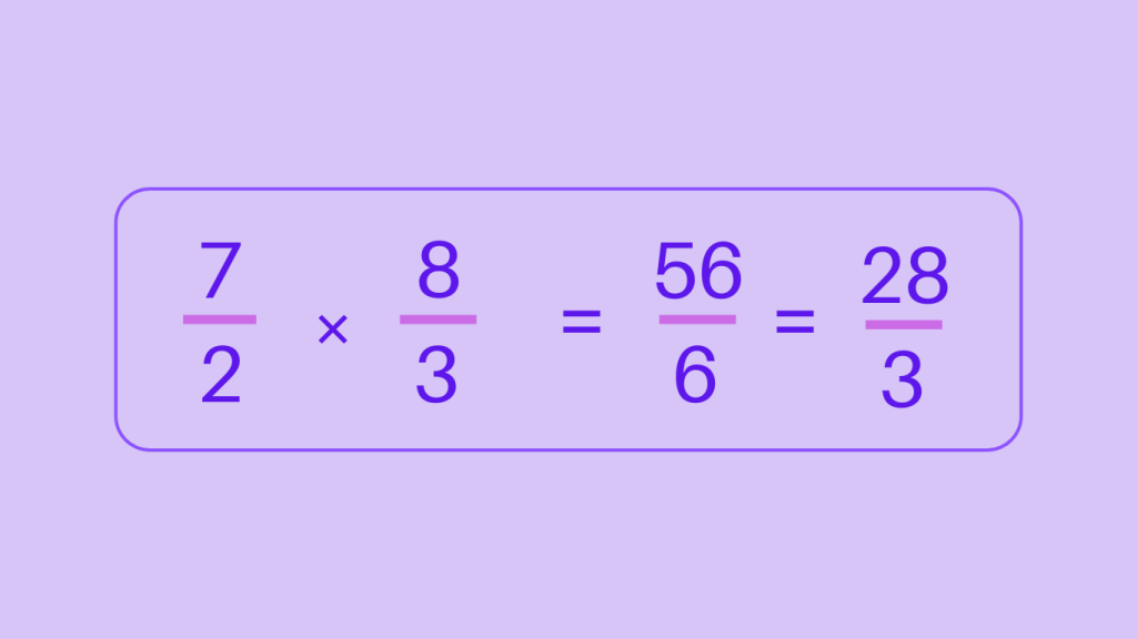Multiplying Mixed Fractions - Step 3