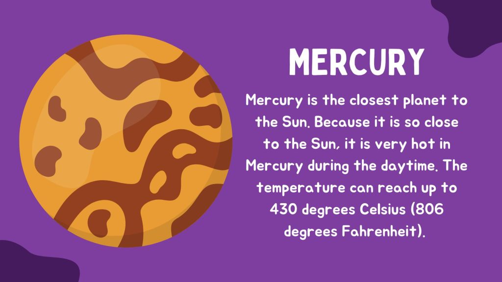 The Solar System - Mercury